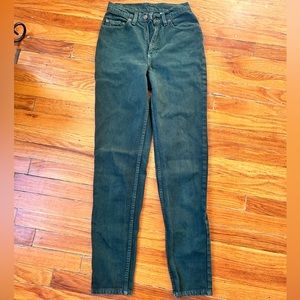 Levi’s Forest Green Slim Fit Denim
